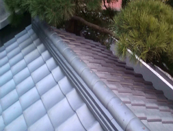 瓦屋根修理施工後